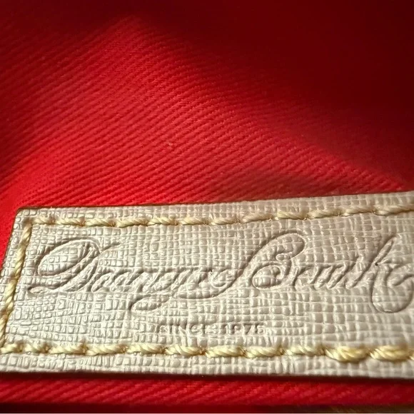 Dooney & Bourke Darcy Satchel Saffiano Leather 14K Gold plated hardware - Picture 11 of 16